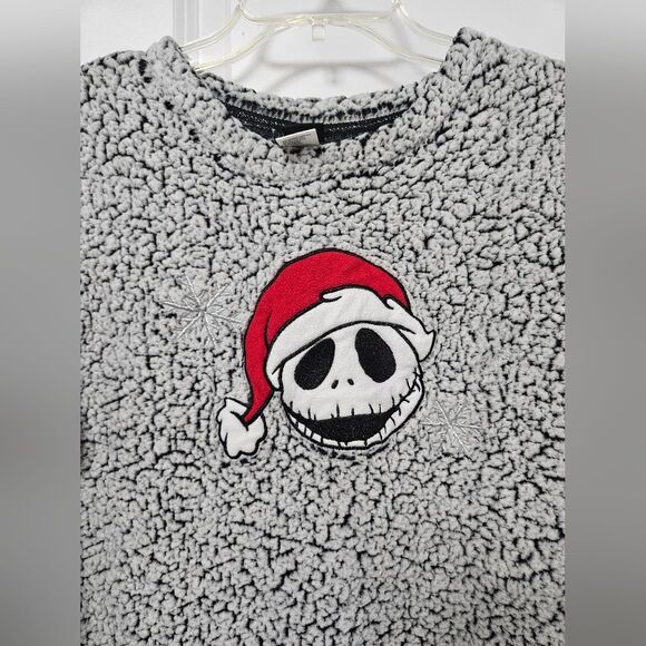 Disney Nightmare Before Christmas Jack Skellington Sherpa Sweatshirt Small - Picture 4 of 7